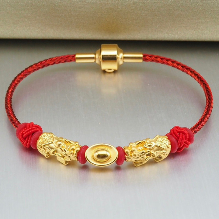 Pure Gold Pi Xiu Pendant: Lucky Charm & Investment