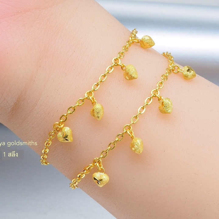 Pure Gold Bracelet | 1-Salung (96.5%) | Luxurious Style