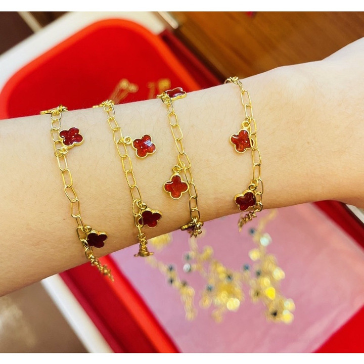 Real Gold Bracelet - Fashionable Design by KMDGold