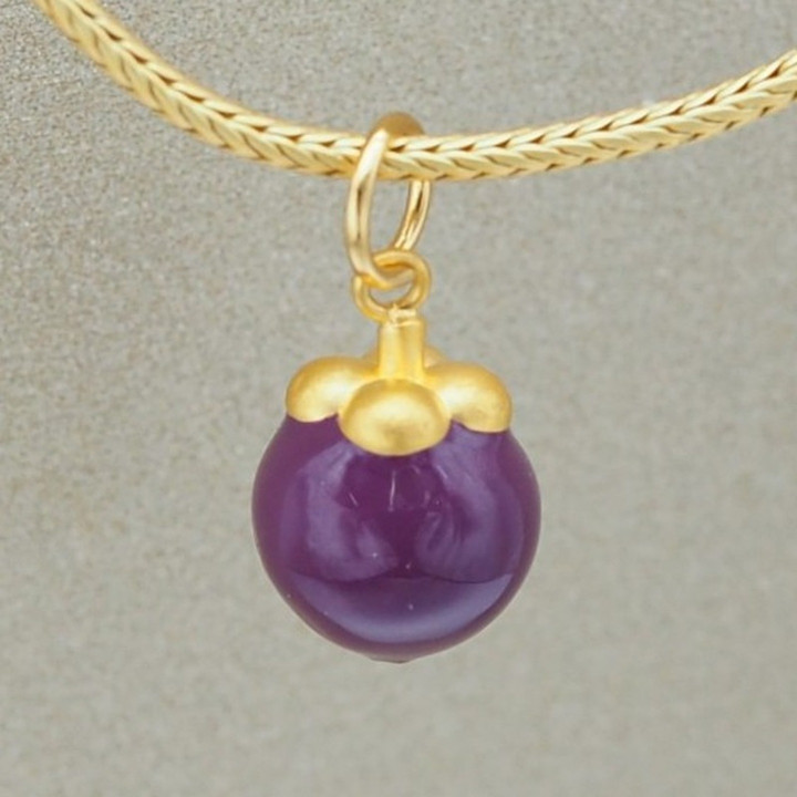 Anya 水果吊坠 | 99.9% 纯金首饰