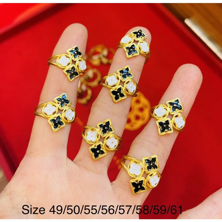 24K纯金戒指 - KMDGold 时尚设计