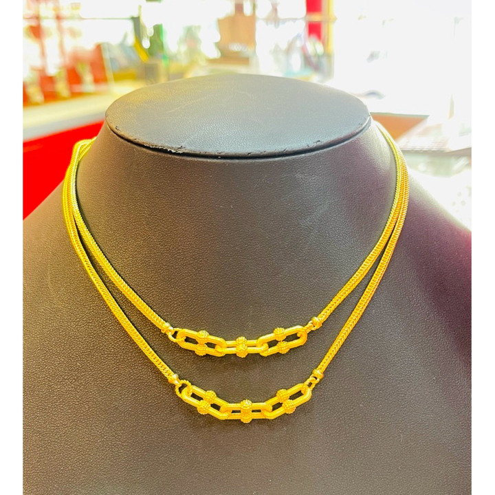 KMDGold 2-Salung Necklace | Genuine Gold Jewelry