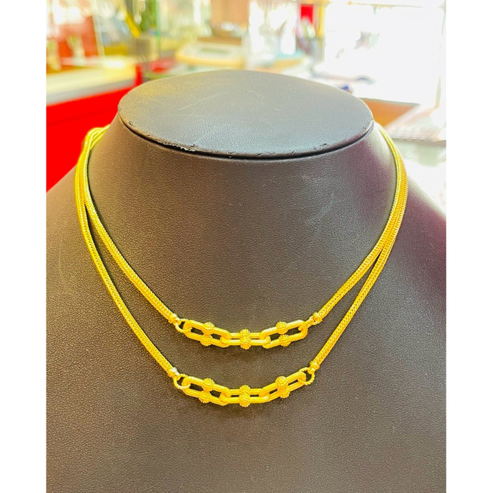 KMDGold 2-Salung Necklace | Genuine Gold Jewelry