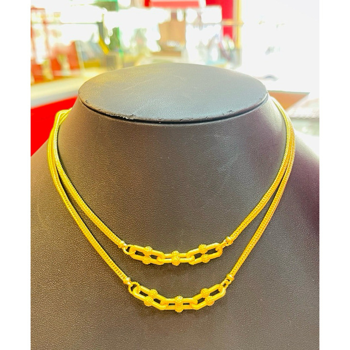 KMDGold 2-Salung Necklace | Genuine Gold Jewelry