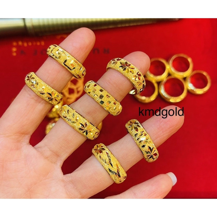 96.5%纯金戒指 - KMDGold定制设计