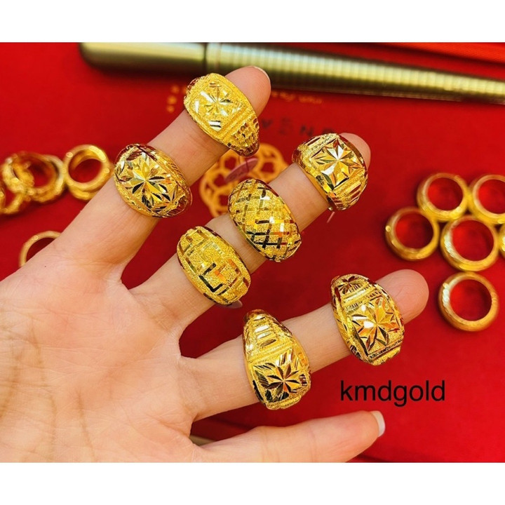 96.5%纯金戒指 - KMDGold定制设计