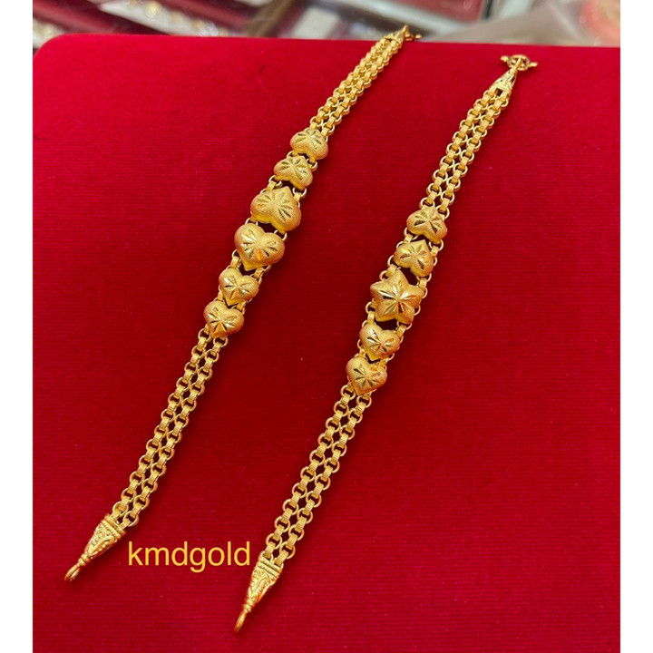 Real Gold 14k 2-Salung Bracelet by KMDGOLD