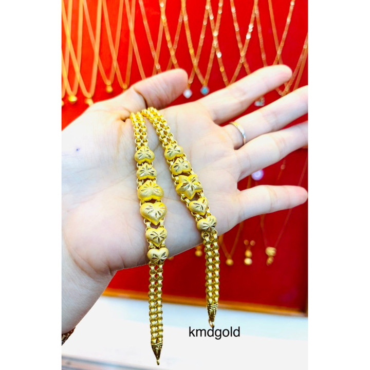 Real Gold 14k 2-Salung Bracelet by KMDGOLD