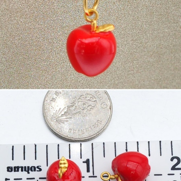 Anya 水果吊坠 | 99.9% 纯金首饰