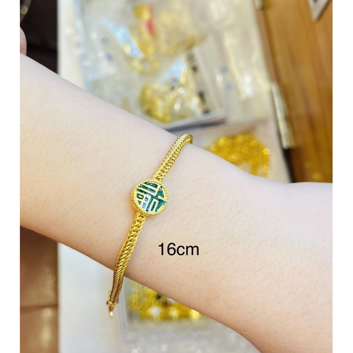 Genuine Gold 2-Salung Bracelet by KMDGold