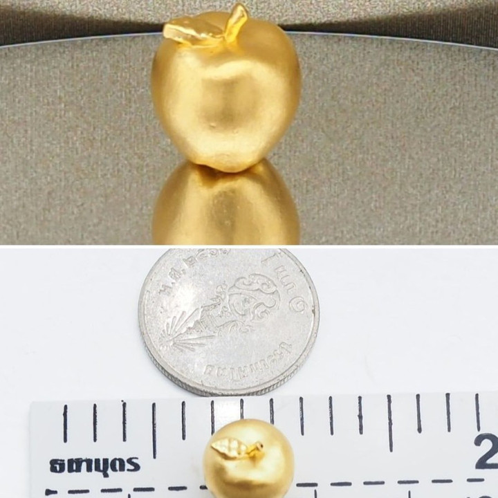 Anya 水果吊坠 | 99.9% 纯金首饰
