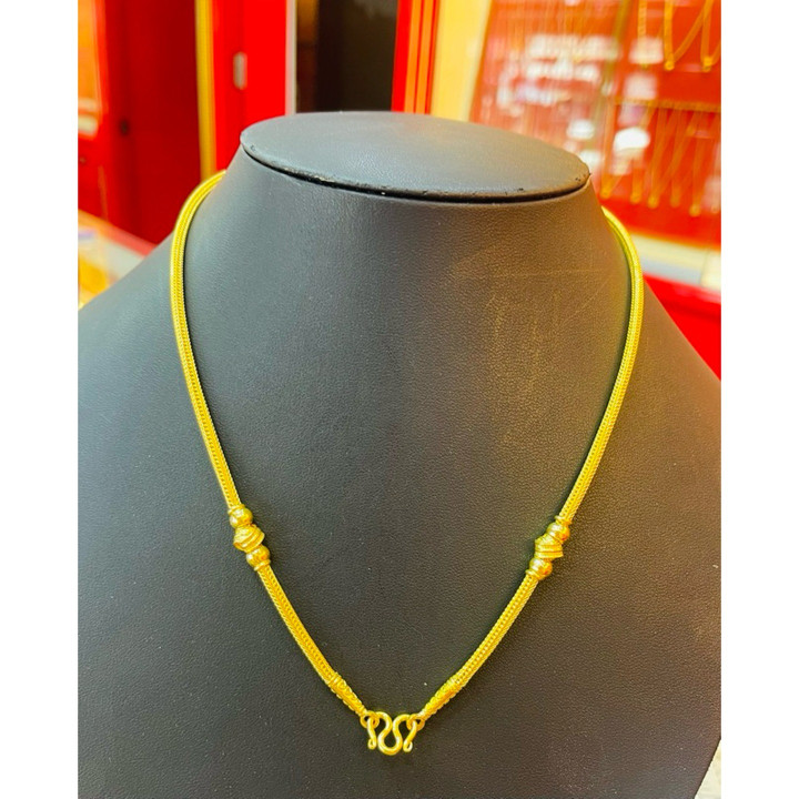 Pure .999 Gold Necklace | KMDGold | 1 Baht Weight