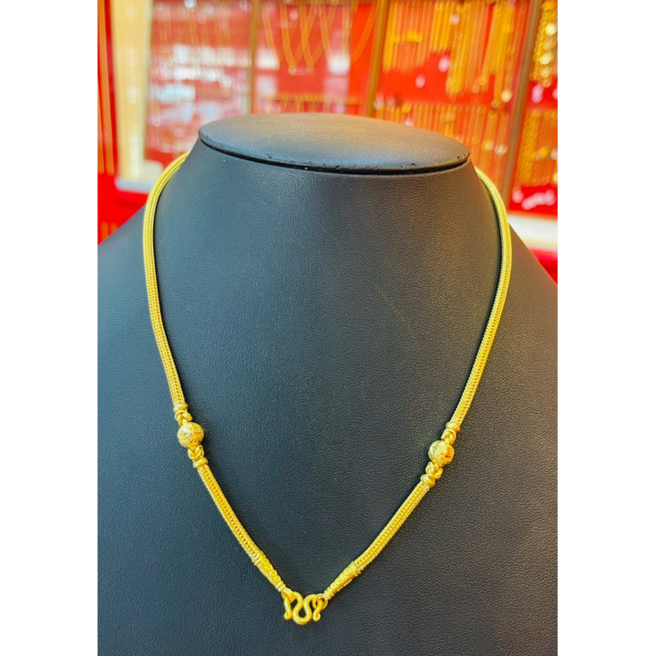 Pure .999 Gold Necklace | KMDGold | 1 Baht Weight
