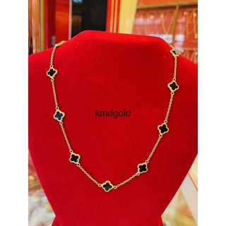 1泰铢真金珐琅项链