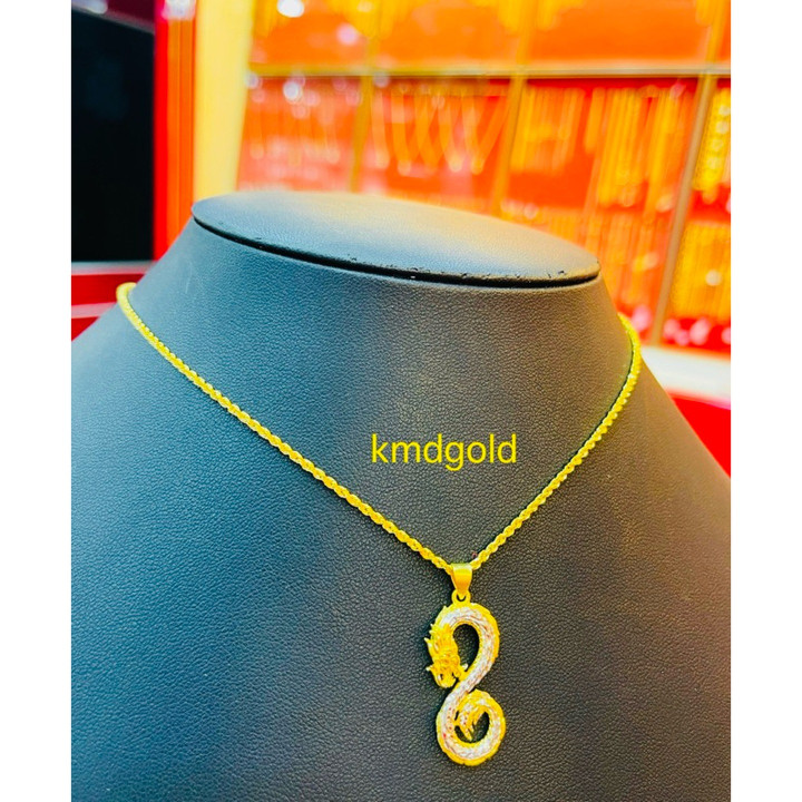 KMDGOLD 正品 1 泰铢金项链