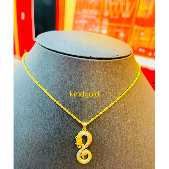 KMDGOLD 正品 1 泰铢金项链