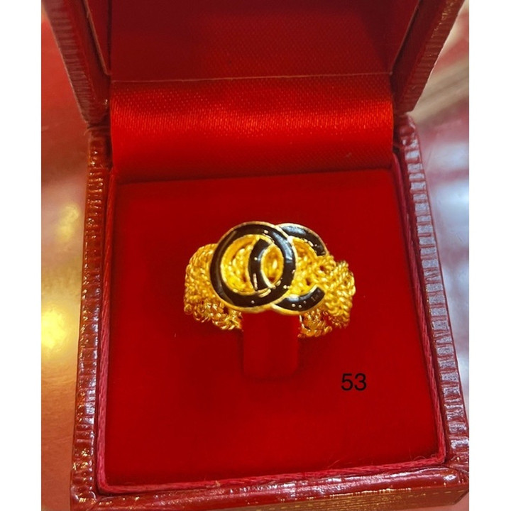 KMDGold 出品的真金 2-Saluang 戒指