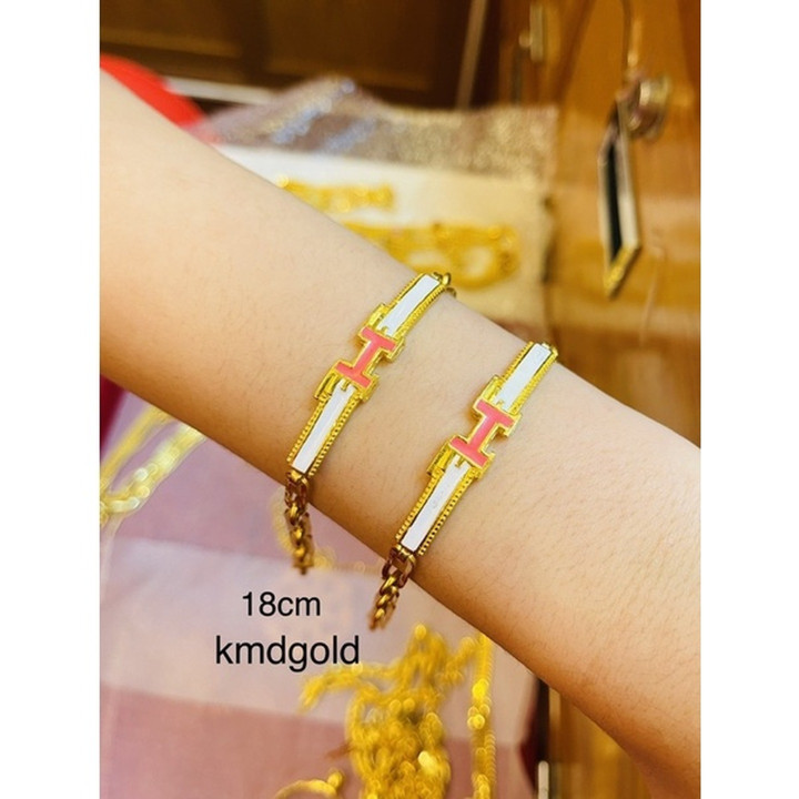 KMDGold 出品的 1 泰铢纯金手镯