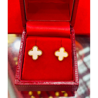 真金萨隆耳环 | KMDGold 时尚珠宝