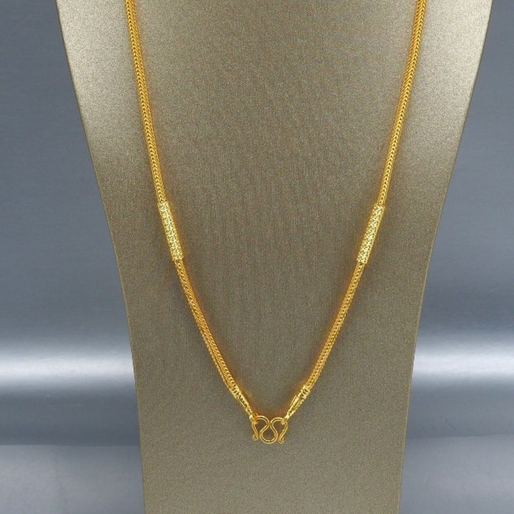 奢华黄金奔驰风格项链（2 Salung，96.5%纯度）