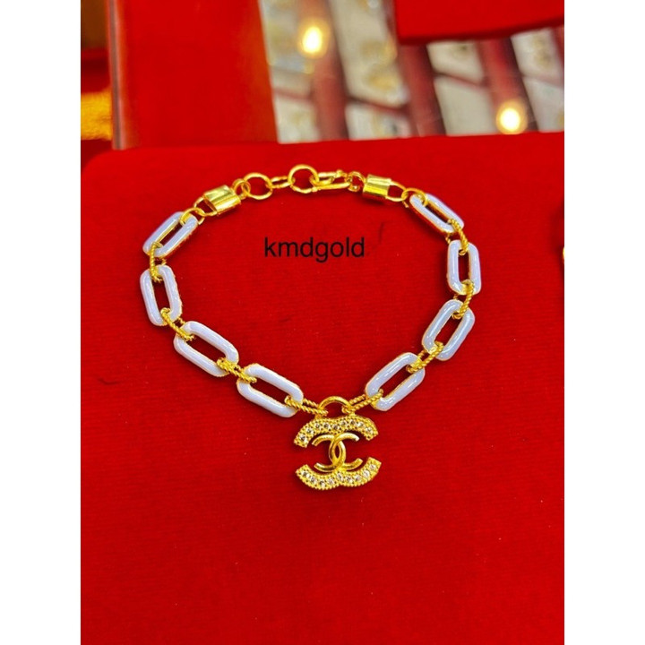 Genuine 1 Baht Gold Bracelet - KMDGold Design