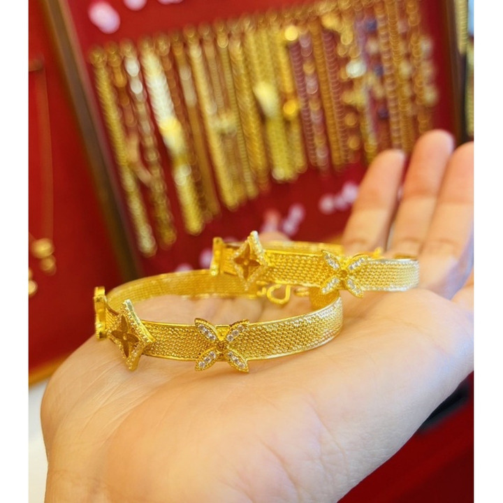 1泰铢纯金手镯 | KMDGold