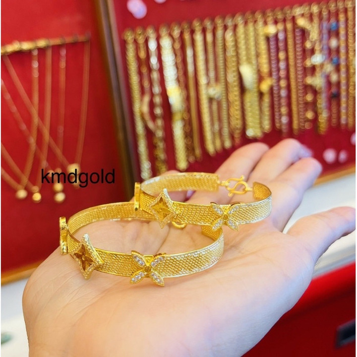 1泰铢纯金手镯 | KMDGold