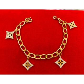 Genuine 1 Baht Gold Bracelet - KMDGOLD
