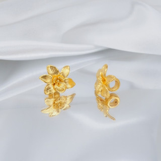 璀璨安雅兰花：奢华99.9%纯金