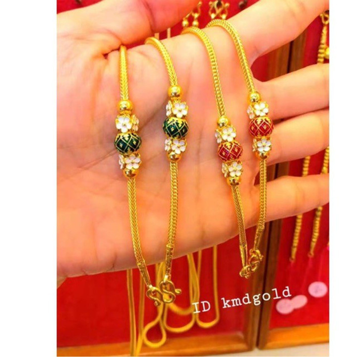 Pure 96.5% Gold Benz Link Necklace | KMDGold