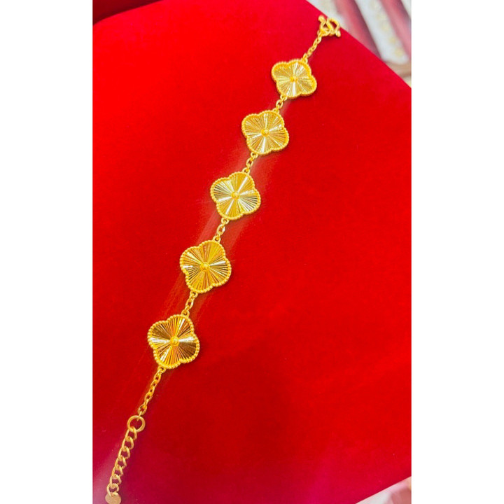 Genuine 1 Baht Gold Bracelet | KMDGold Brand Design