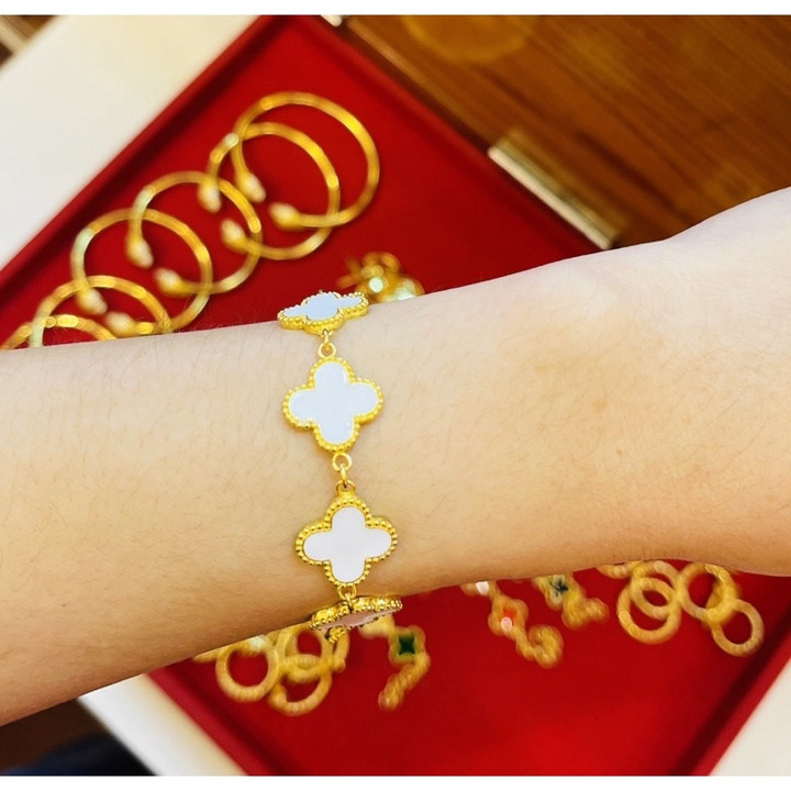 Genuine 1 Baht Gold Bracelet | KMDGold Brand Design