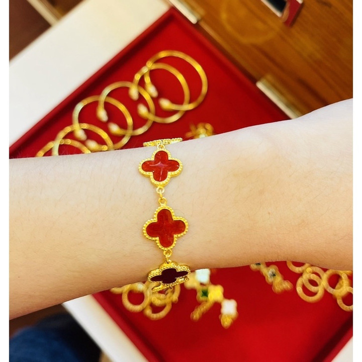 Genuine 1 Baht Gold Bracelet | KMDGold Brand Design