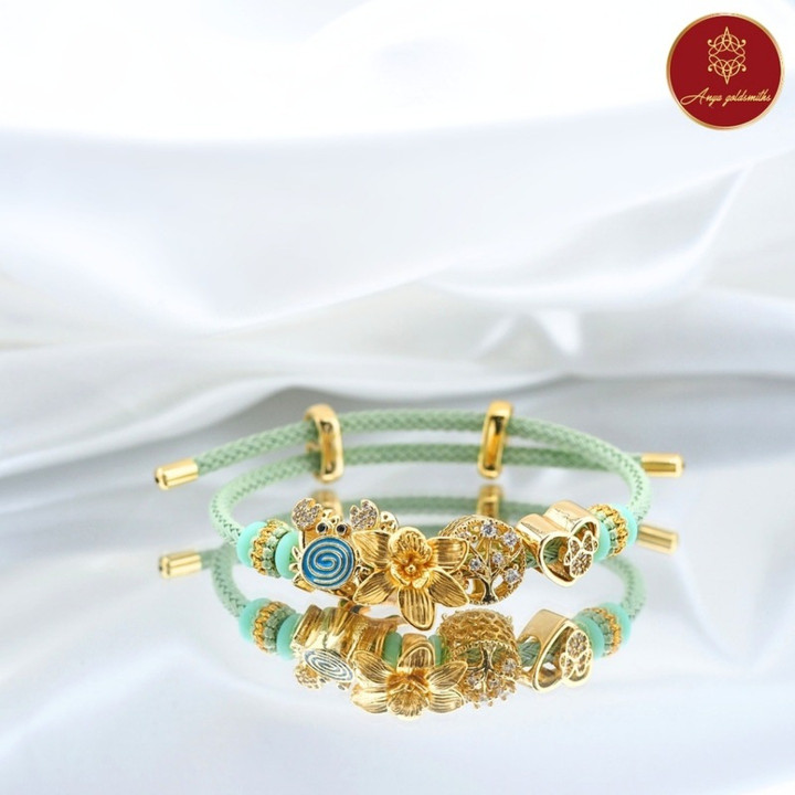 璀璨安雅兰花：奢华99.9%纯金