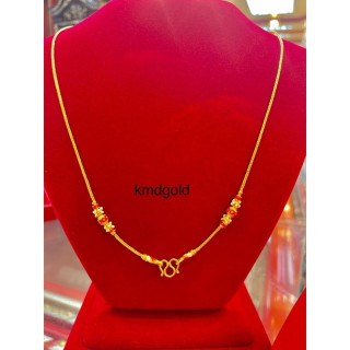 1泰铢金项链 | KMDGold | 珐琅设计 | 品质保证