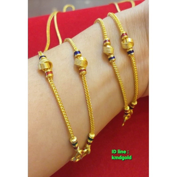 1泰铢金项链 | KMDGold | 珐琅设计 | 品质保证
