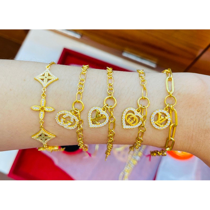 Bracelet 2-Salung en or véritable - KMDGold