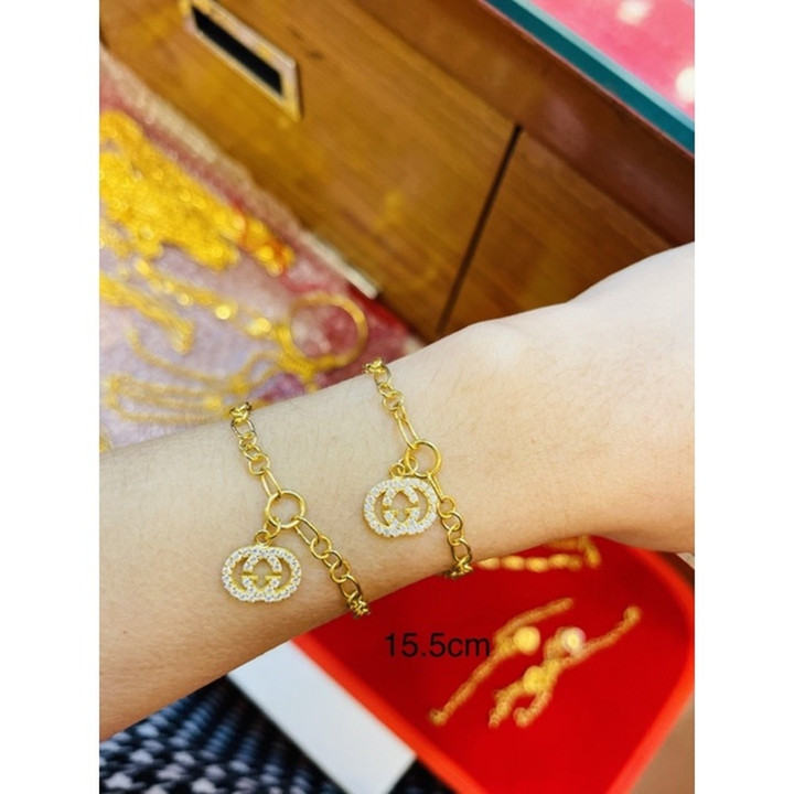 Bracelet 2-Salung en or véritable - KMDGold