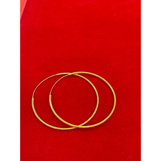 96.5%真金耳环 - 2只 - KMDGold