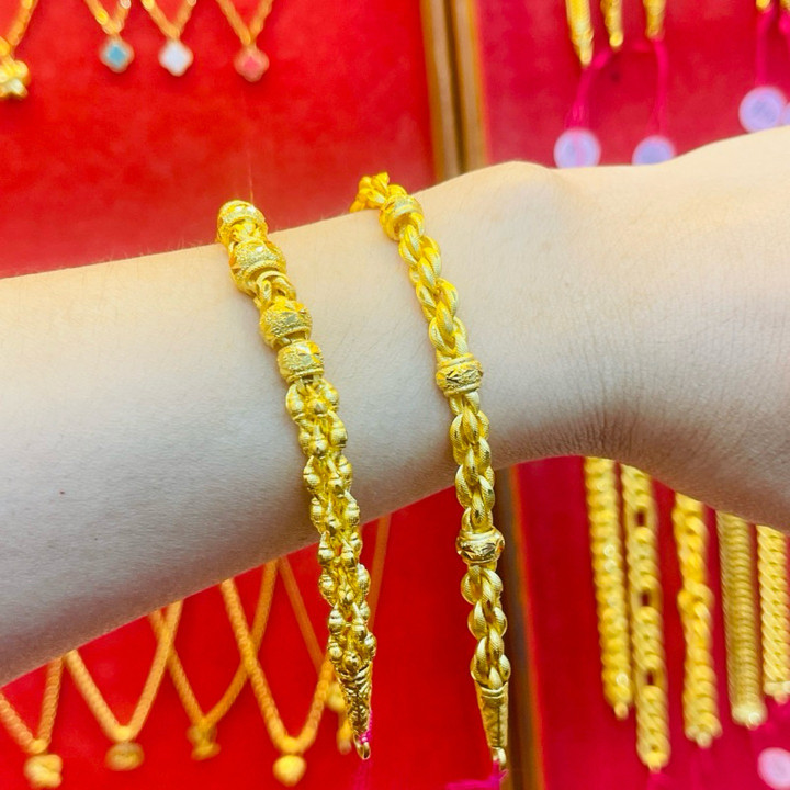 Star/Ant Design 1 Baht Authentic Gold Bracelet