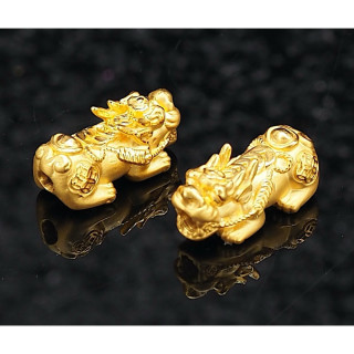 纯金貔貅护身符 | 招财纳福符