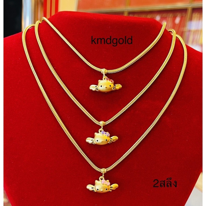 قلادة قطة من الذهب الخالص | KMDGold | صالونان
