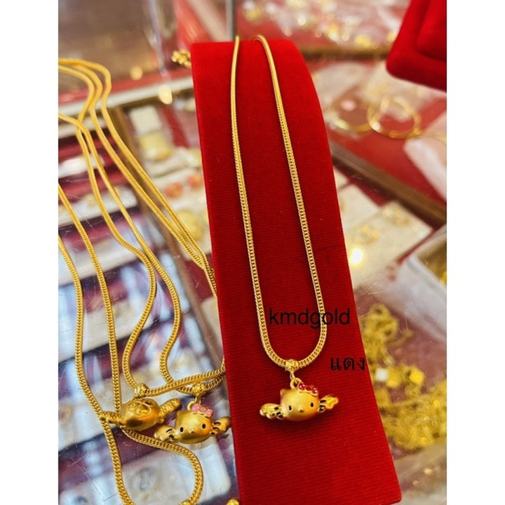 قلادة قطة من الذهب الخالص | KMDGold | صالونان