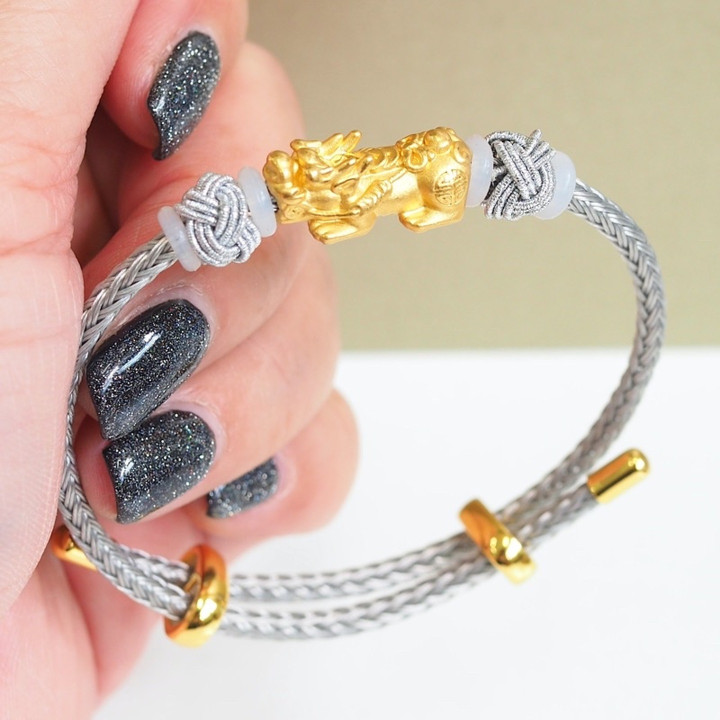 纯金貔貅护身符 | 招财纳福符