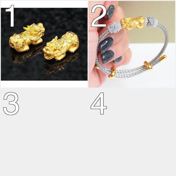 纯金貔貅护身符 | 招财纳福符