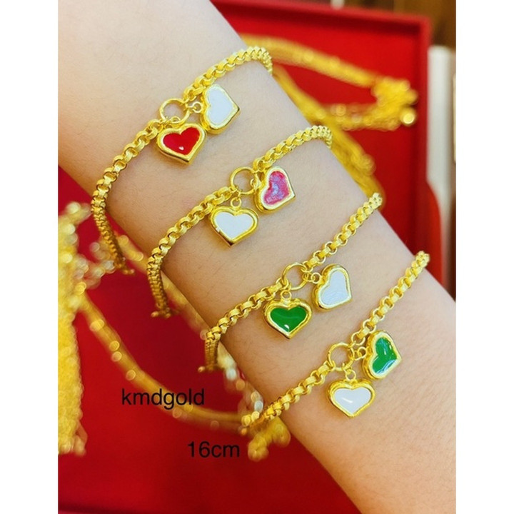 正品96.5%纯金手镯 - Yaowarat Designs