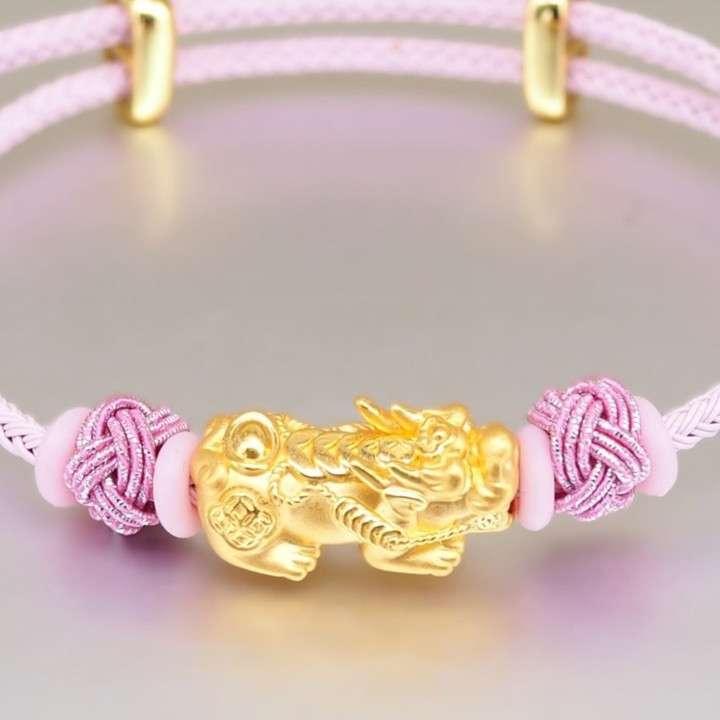 纯金貔貅护身符 | 招财纳福符