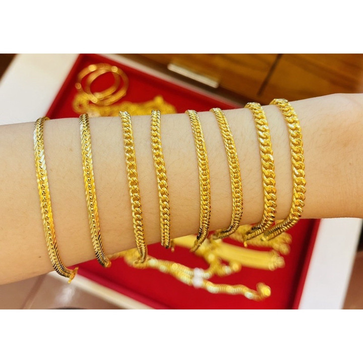 Genuine Gold Twisted Bracelet (14k) - KMDGold