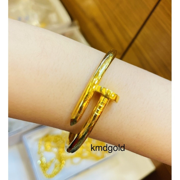 سوار من الذهب عيار 24 قيراطًا | KMDGold - أصلي ومضمون