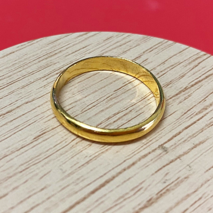 96.5%纯金戒指 | 纯金单枚泰式设计